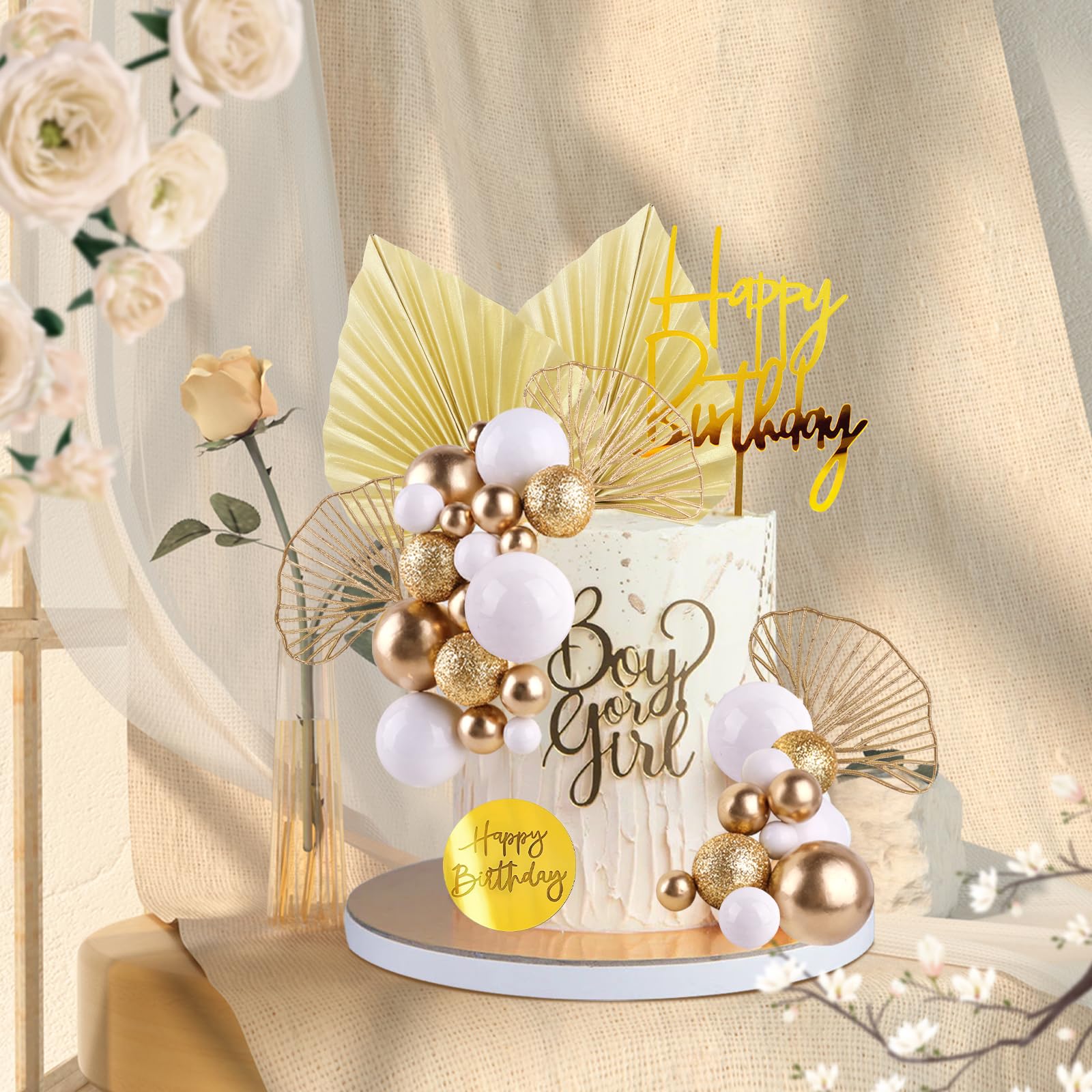 MEMOVAN ginkgo leaf topper brings delicate botanical accent