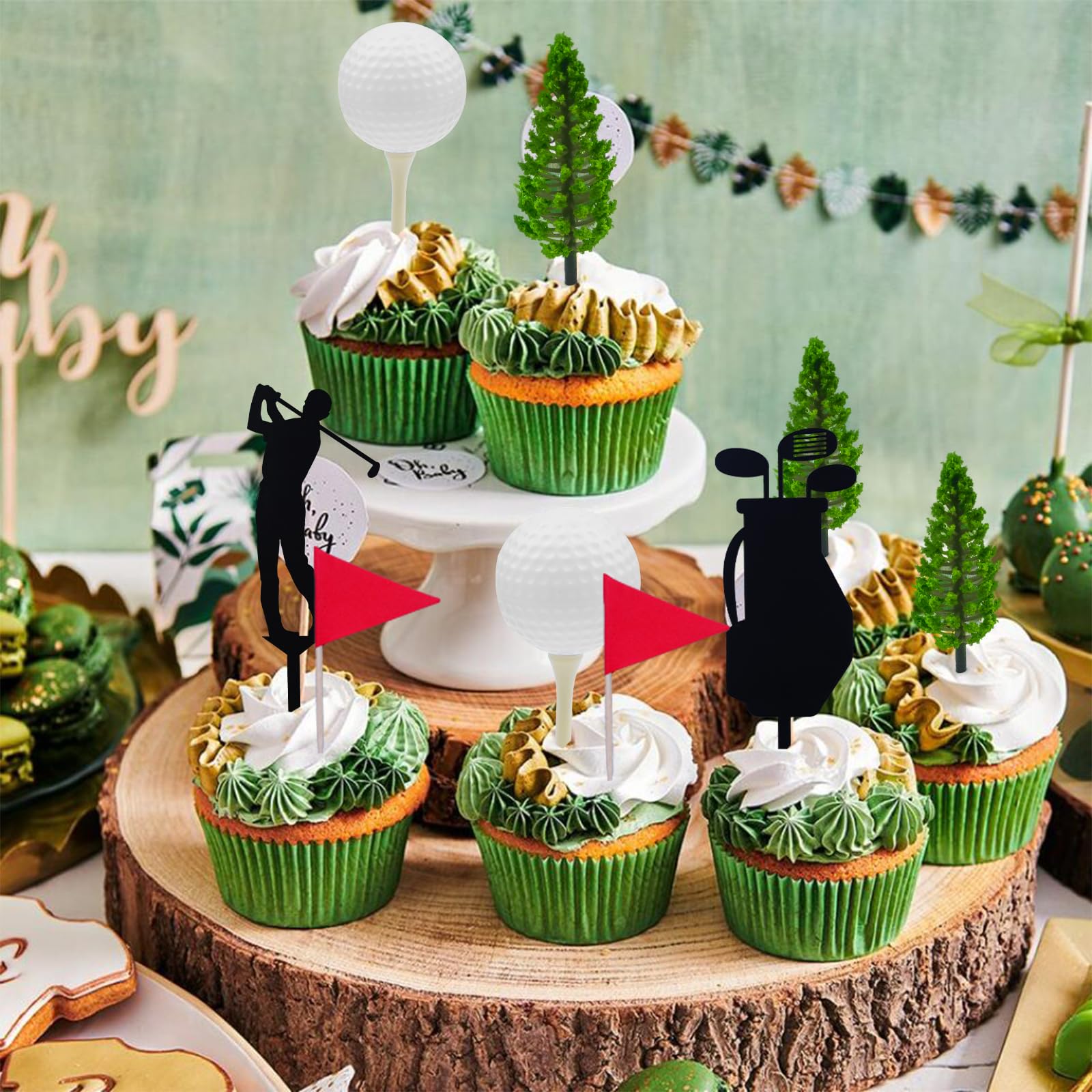 MEMOVAN golf player topper brings character to any golf party dessert