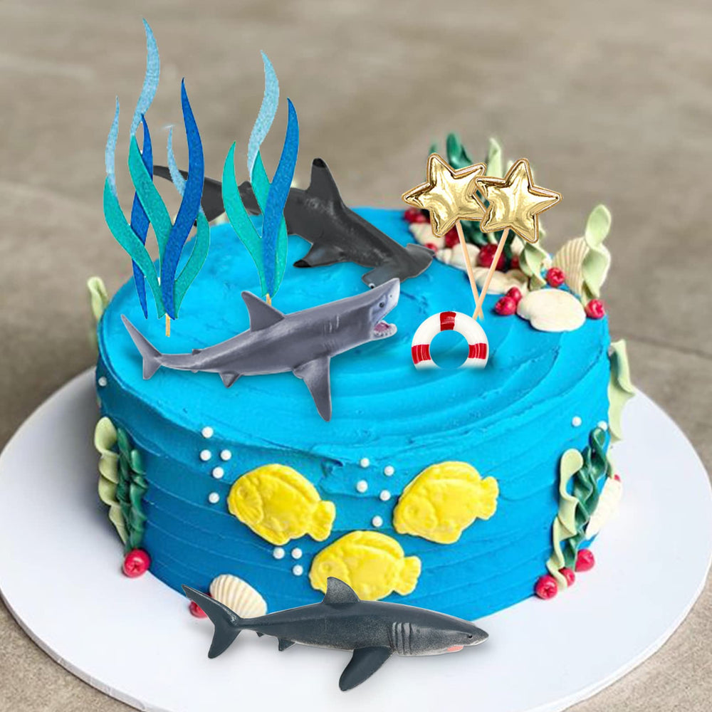 MEMOVAN mini shark figures serve as gifts or desk decorations.
