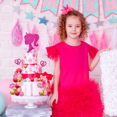 MEMOVAN pink bows decorating treats with boho chic vibe