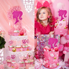 MEMOVAN pink decorative balls mix for playful dessert table texture