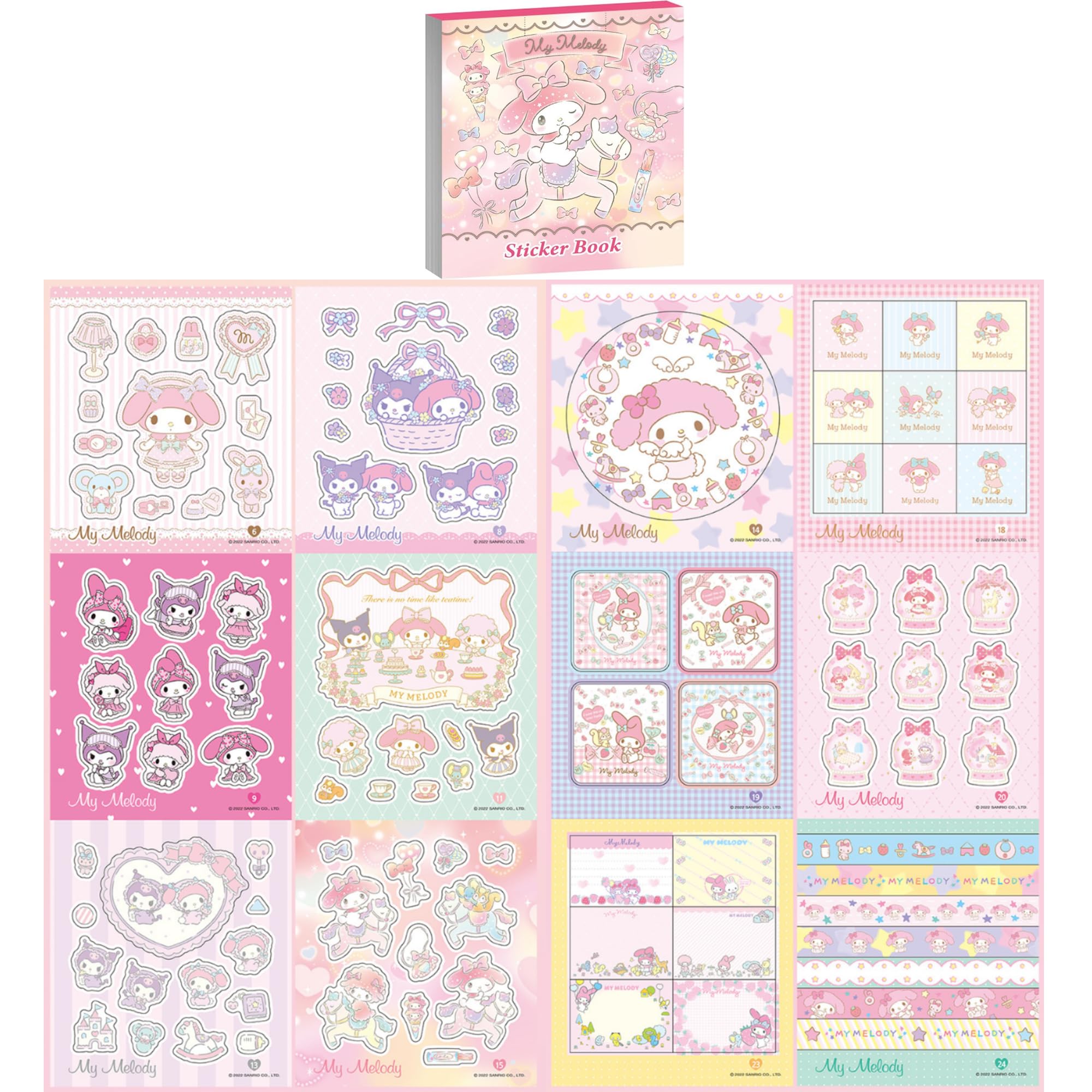 MENBLY Kuormim sticker sheets with bold visuals for planners