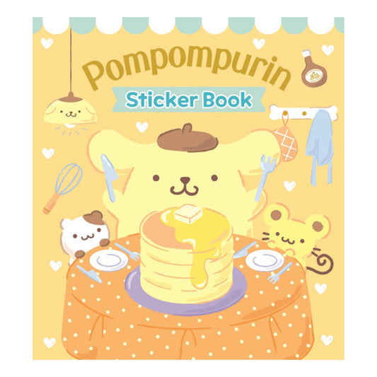 MENBLY Pompompurin sticker front cover for journaling and scrapbooking.