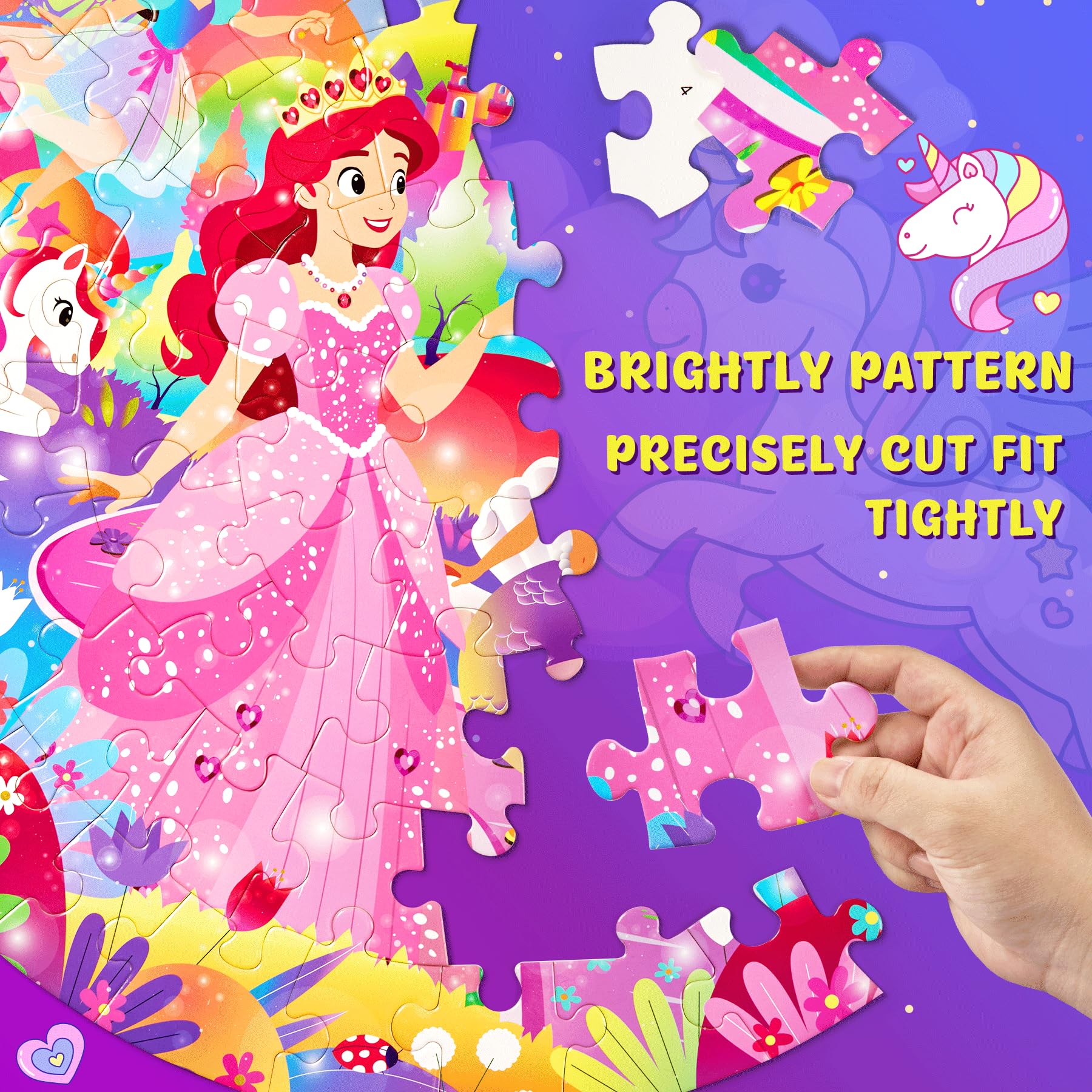 Meng Yang unicorn puzzle-assembly-guide — back-side numbers speed matching