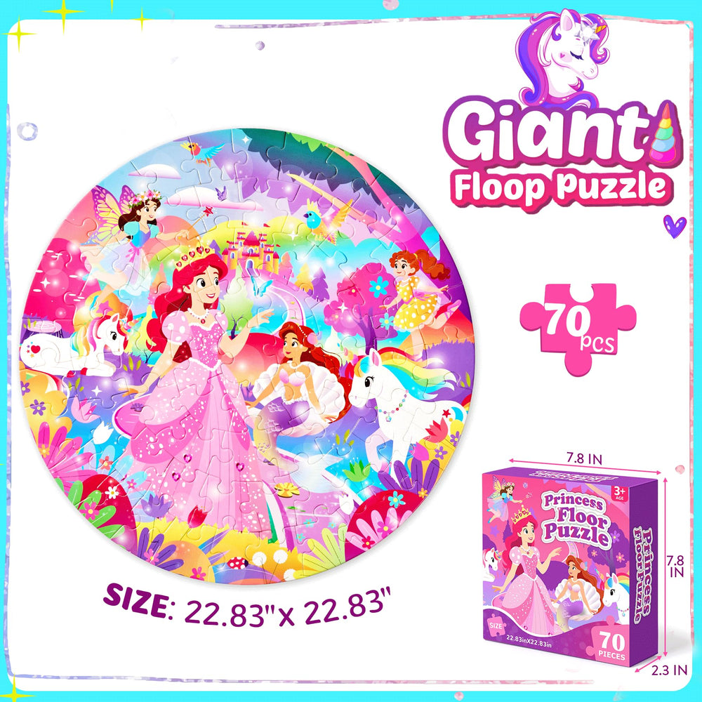 Meng Yang unicorn puzzle pieces — large, easy-to-handle pieces for kids' hands