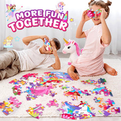 Meng Yang unicorn puzzle-toddler-friendly — designed for ages 4+ with safe edges