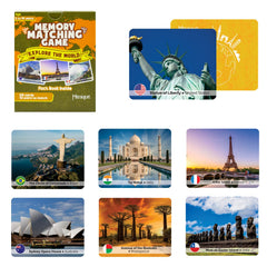 Menique Explore World pairs can be mixed with Flags of the World for extra challenges