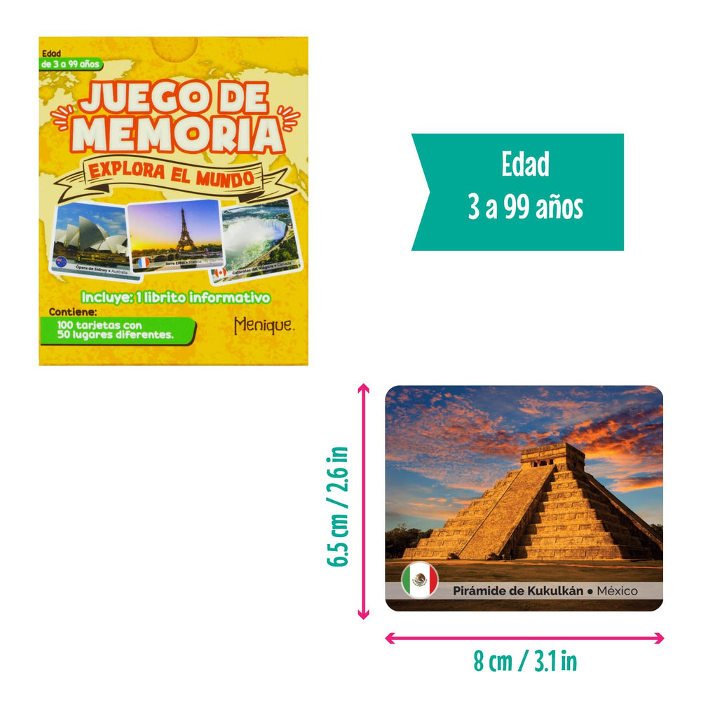 Menique Explore The World Memory Cards – Statue of Liberty: supports visual recall and cultural literacy.