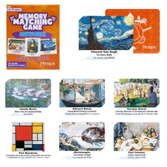Menique memory game with Da Vinci pairs boosts recognition and concentration.