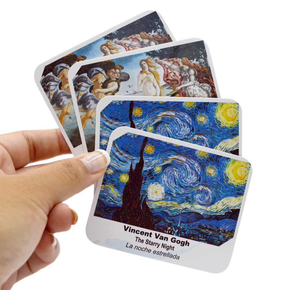 Menique memory game with Monet pairs sparks art appreciation and memory.