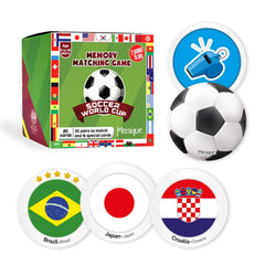 Menique World Cup memory cards displaying flags for engaging learning and recall
