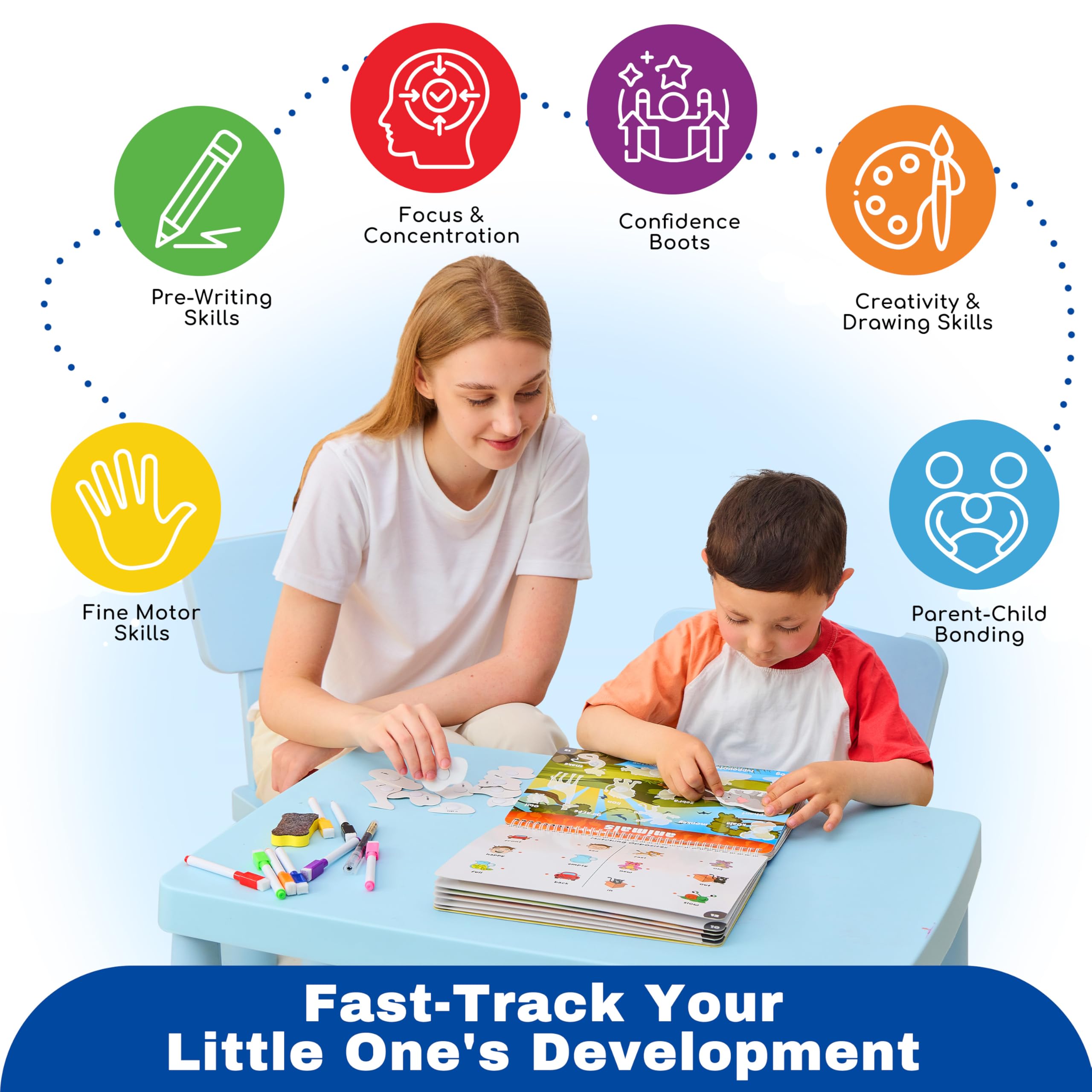 MENKRISE portable learning kit ideal for home, school, or on the go.