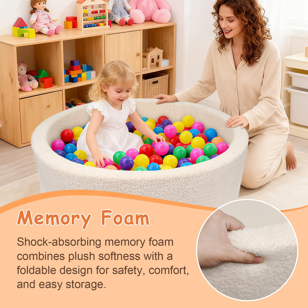 MEOGETY ball pit with easy-clean zipper makes maintenance simple.