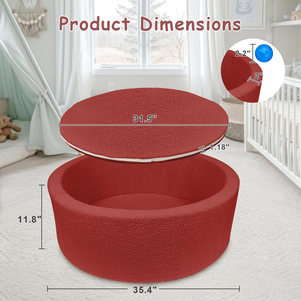 MEOGETY ball pit gentle shape recovery guidance after transit compression.