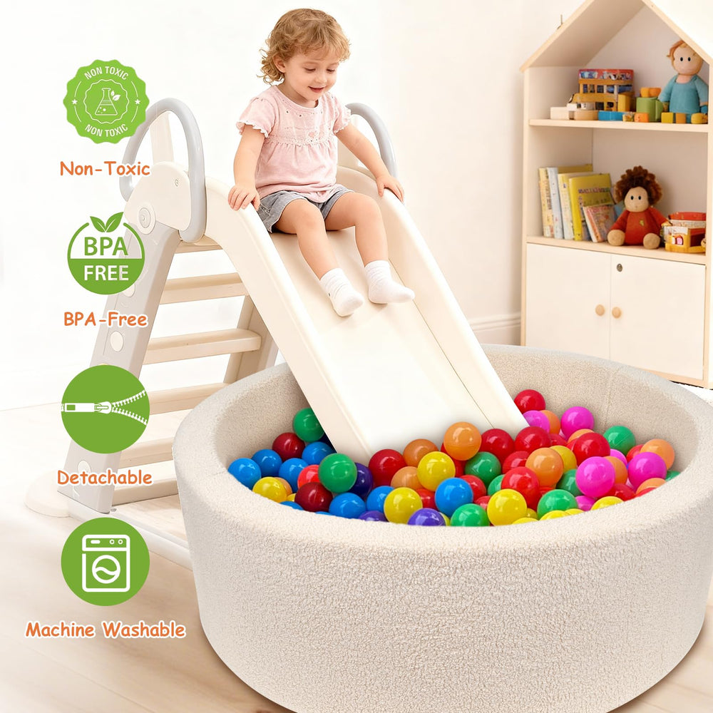 MEOGETY soft fleece interior comforts babies and pets during supervised play.