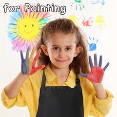 Meogety durable, machine-washable kids apron for easy cleanup.