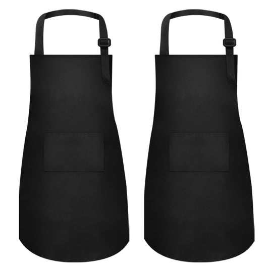 Meogety kids apron with two front pockets and adjustable strap for easy tool access.