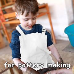 MEOGETY kitchen-safe apron for cooking, baking, painting, and crafts.