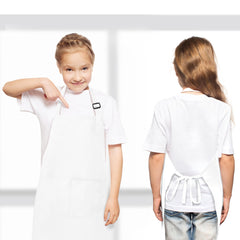 MEOGETY two-apron set for siblings to share cooking and crafts.
