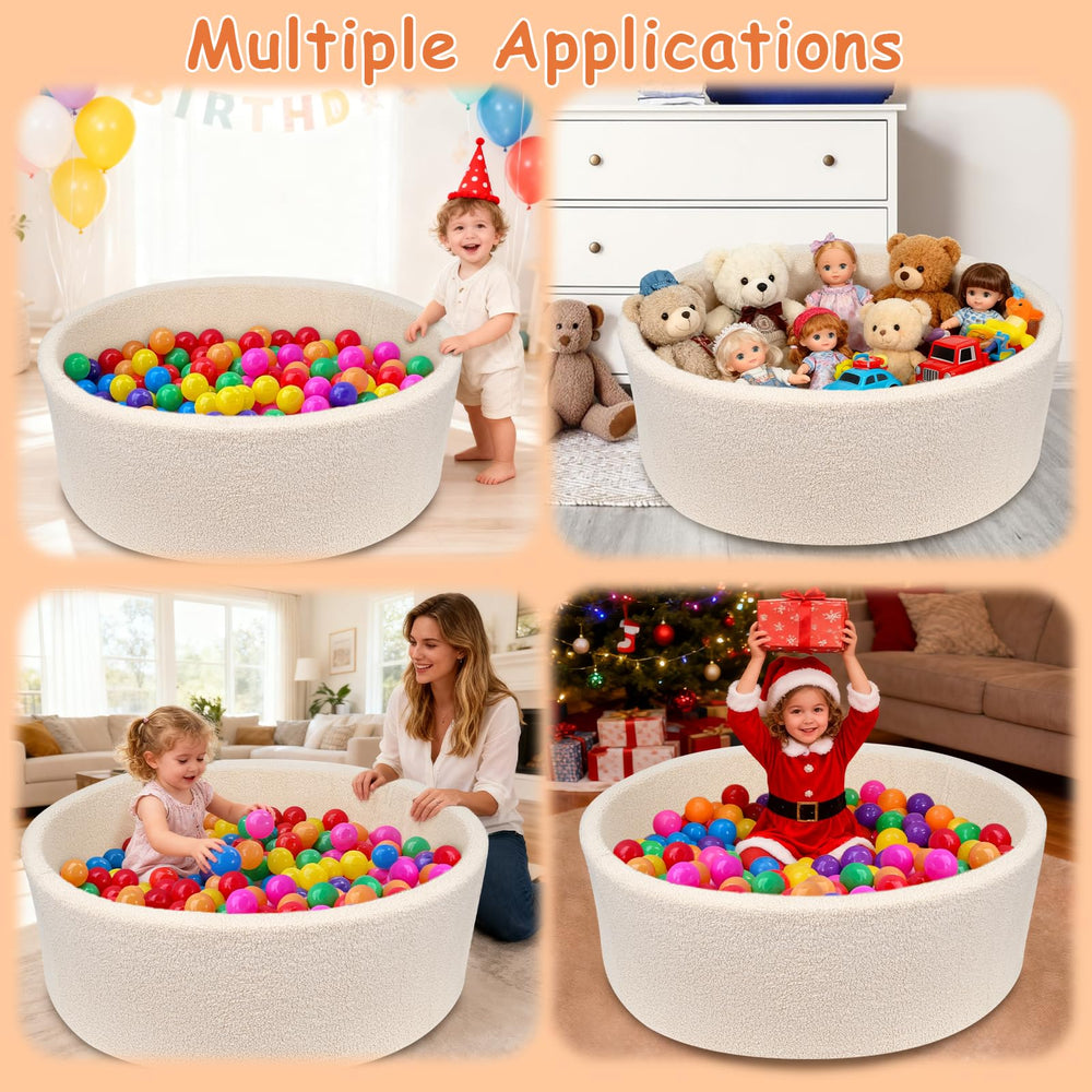 MEOGETY Ball Pit playtime scene suits toddlers and even pets.