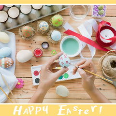 Meooeck fillable Easter egg closeup shows smooth surface ready to color.