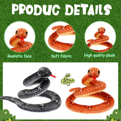 Meooeck realistic snake design sparks wildlife play