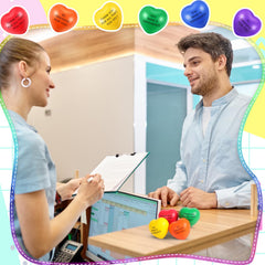 Meooeck valentines heart stress ball blue ideal for gifting at events