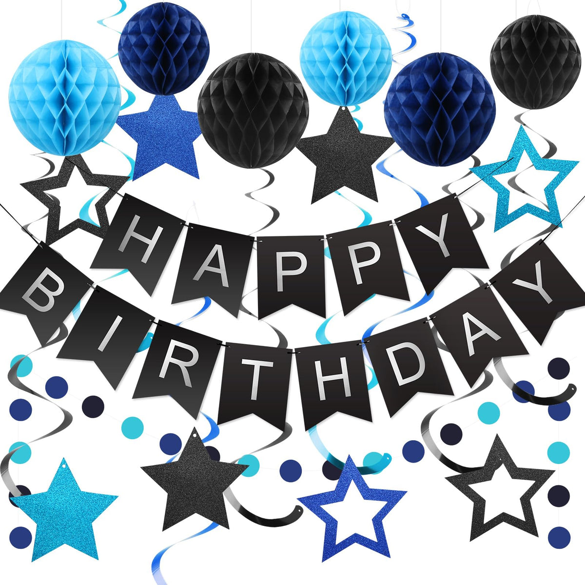 Meowtastic birthday banner creates a bold focal point for celebrations