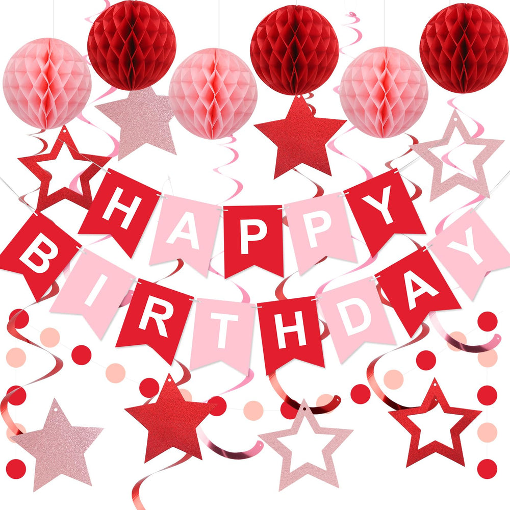 Meowtastic birthday banner with bold red Happy Birthday message for photo-worthy moments