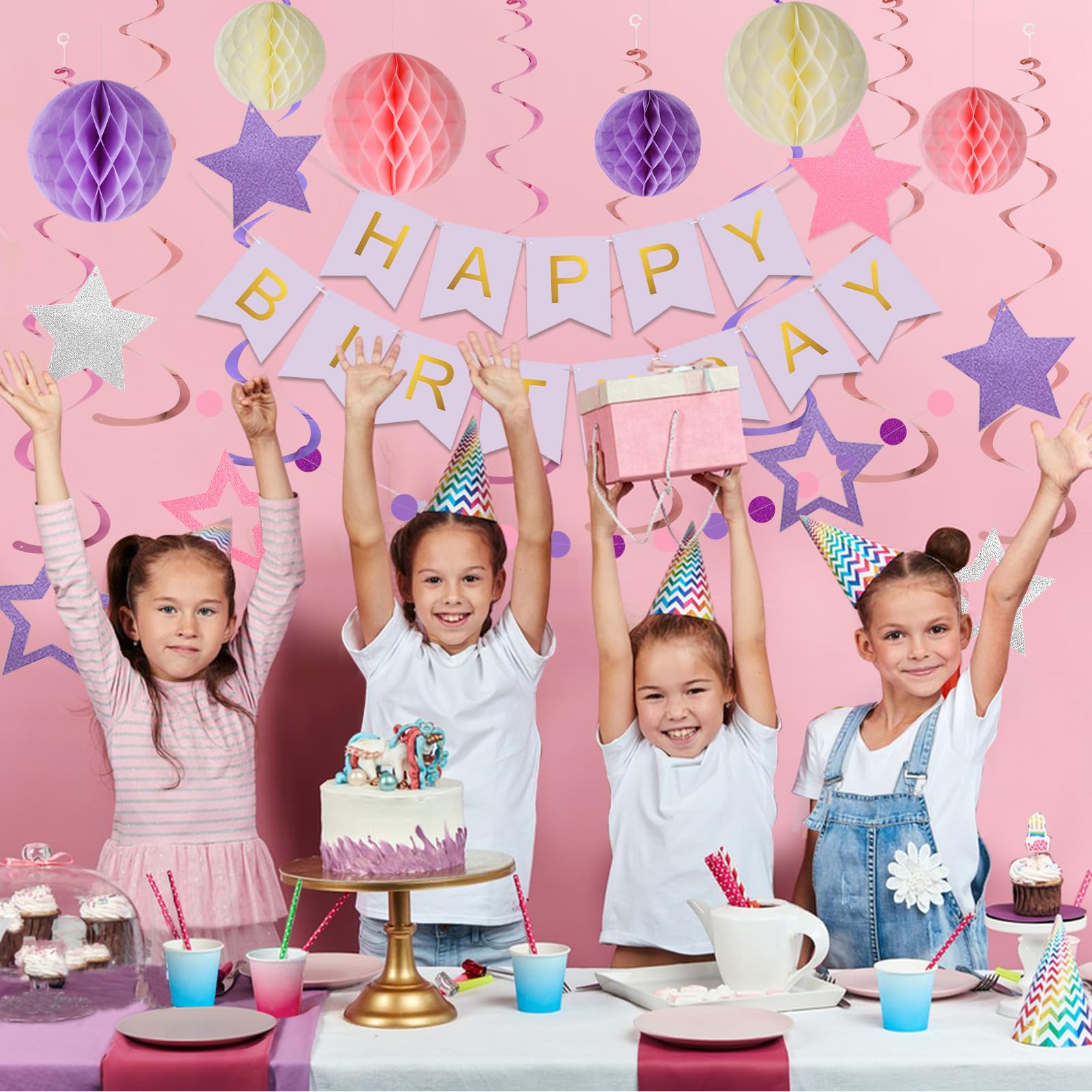 Meowtastic Birthday Decor Package simplifies setup with a complete kit.