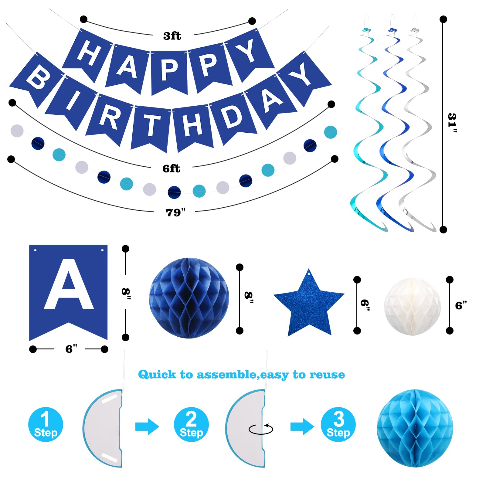 Meowtastic birthday party setup blue transforms space into celebration