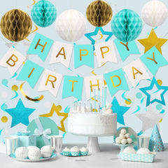 Meowtastic honeycomb balls mint pack-12 adds dimensional color to celebrations.