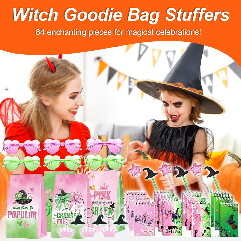 MEPIG witch-themed stickers and gift bags boost decorating and gifting.