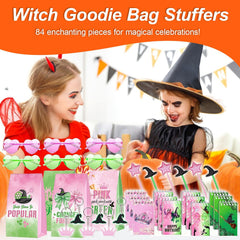 MEPIG witch-themed stickers and gift bags boost decorating and gifting.