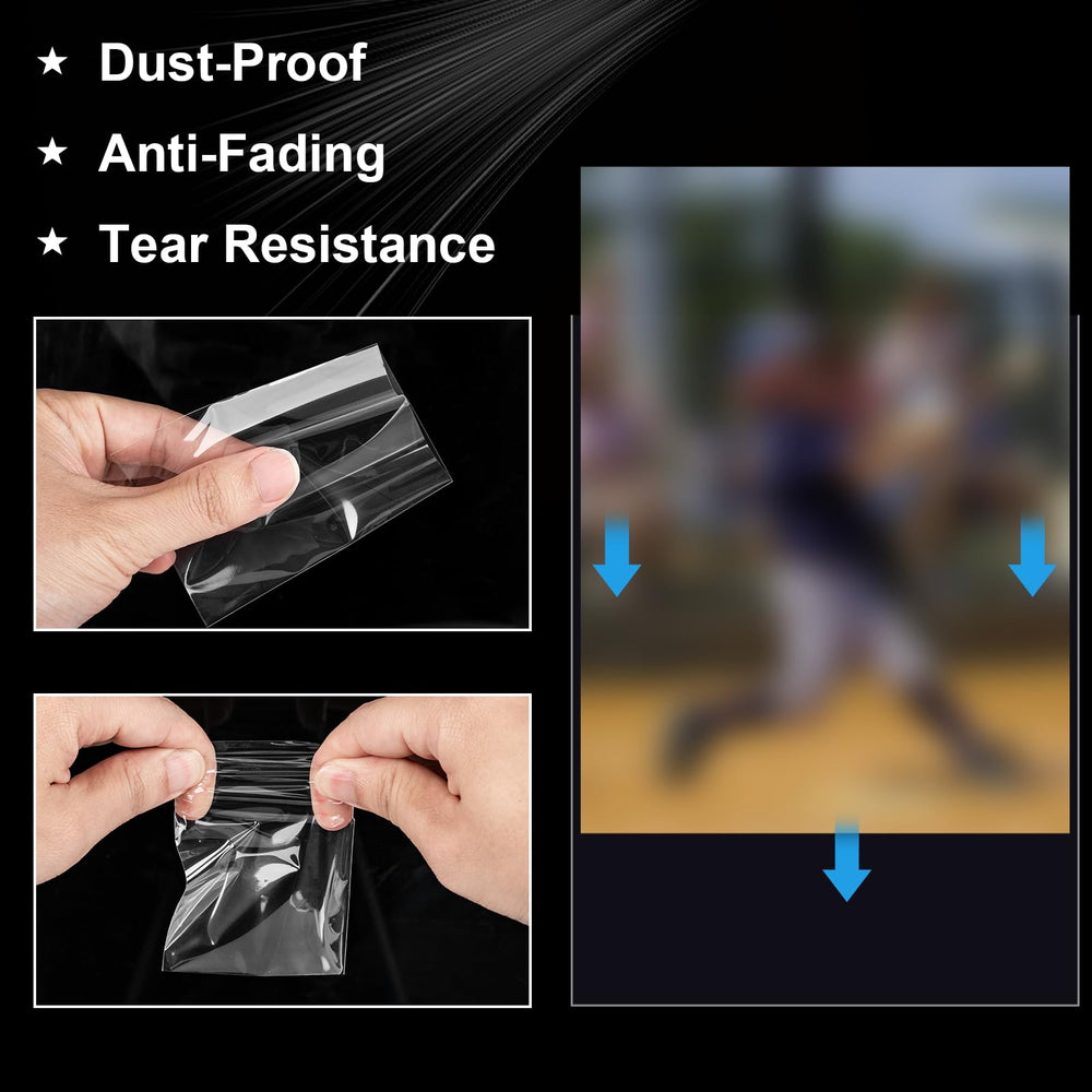 MEQHUO sleeves with smooth edge seams enable easy card insertion and removal.