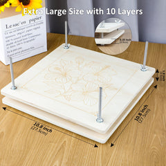 MeRGBWLife Flower Press includes sturdy wooden plates for even pressure.