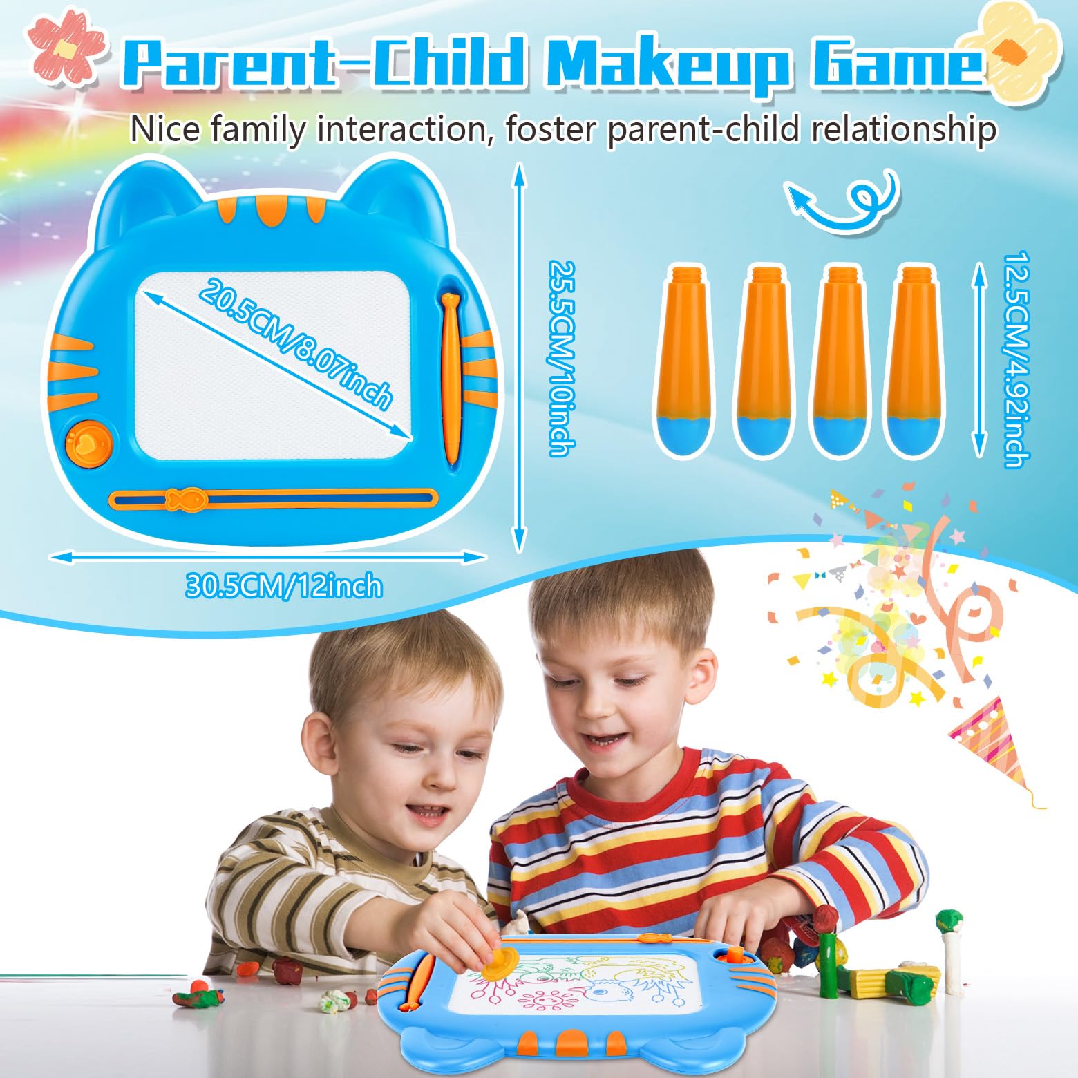 MERGUEZ gift-ready doodle board great for holidays and birthdays.