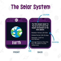Merka Science flash cards double-sided design for quick, interactive learning.