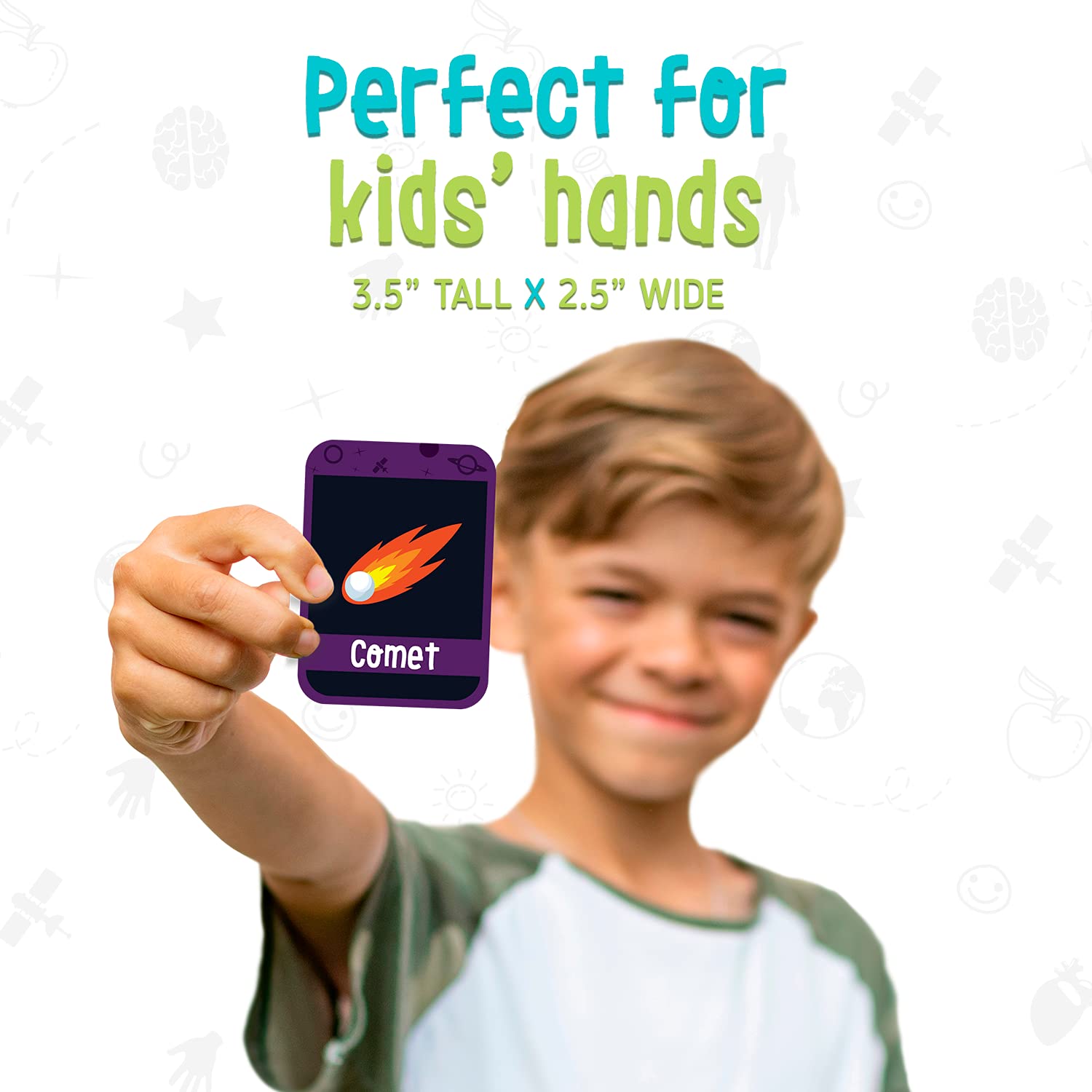 Merka Science flash cards anatomy parts with clear, child-friendly visuals.
