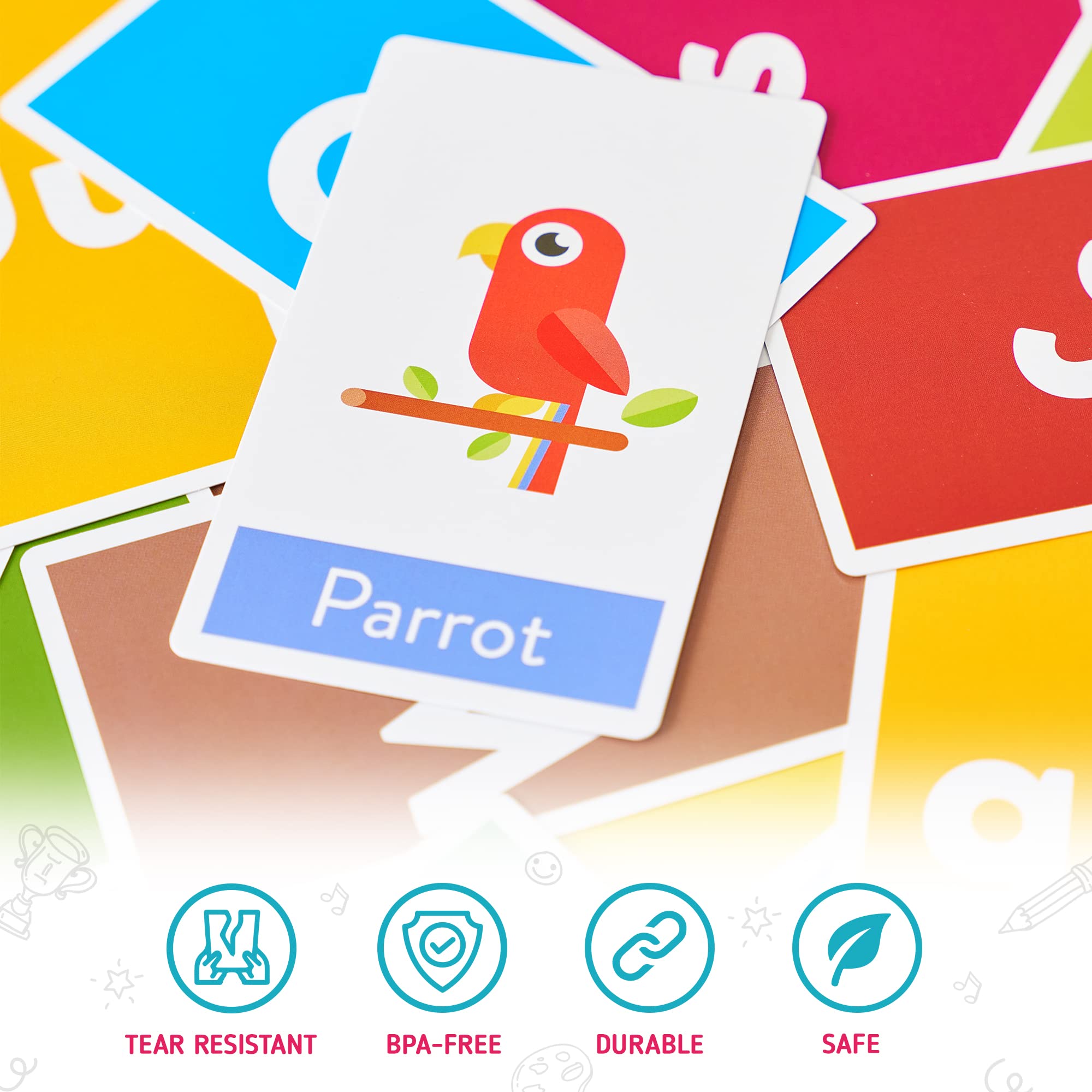 Bright multicolor illustrations engage toddlers and support visual interest.