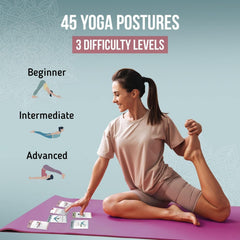 Merka Yoga Cards portable deck lets you practice anywhere.