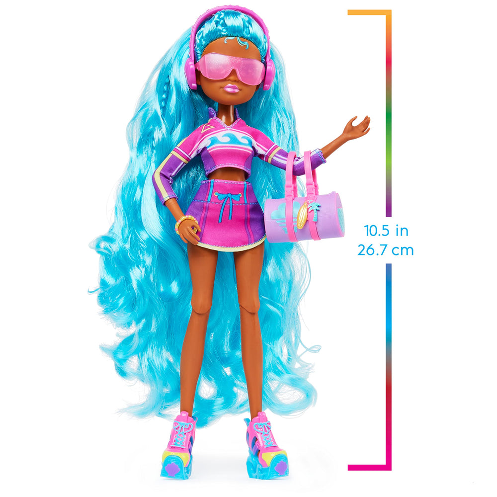 MERMAID HIGH Oceanna land-look outfit with top and skirt for mix-and-match style.