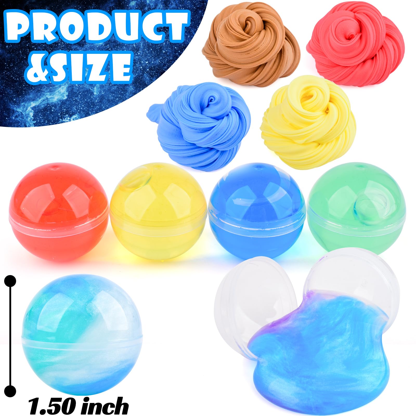 MERMAIDSLIME 32 color variety provides vibrant combos for creative designs and gifting.