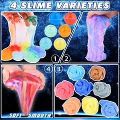 MERMAIDSLIME Cloud Slime resembles a fluffy cloud, ideal for gentle squeezes.