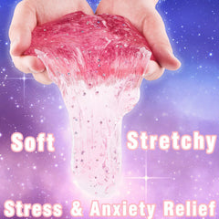 MermaidSlime 3+ safe galaxy slime for kids' hands-on exploration.