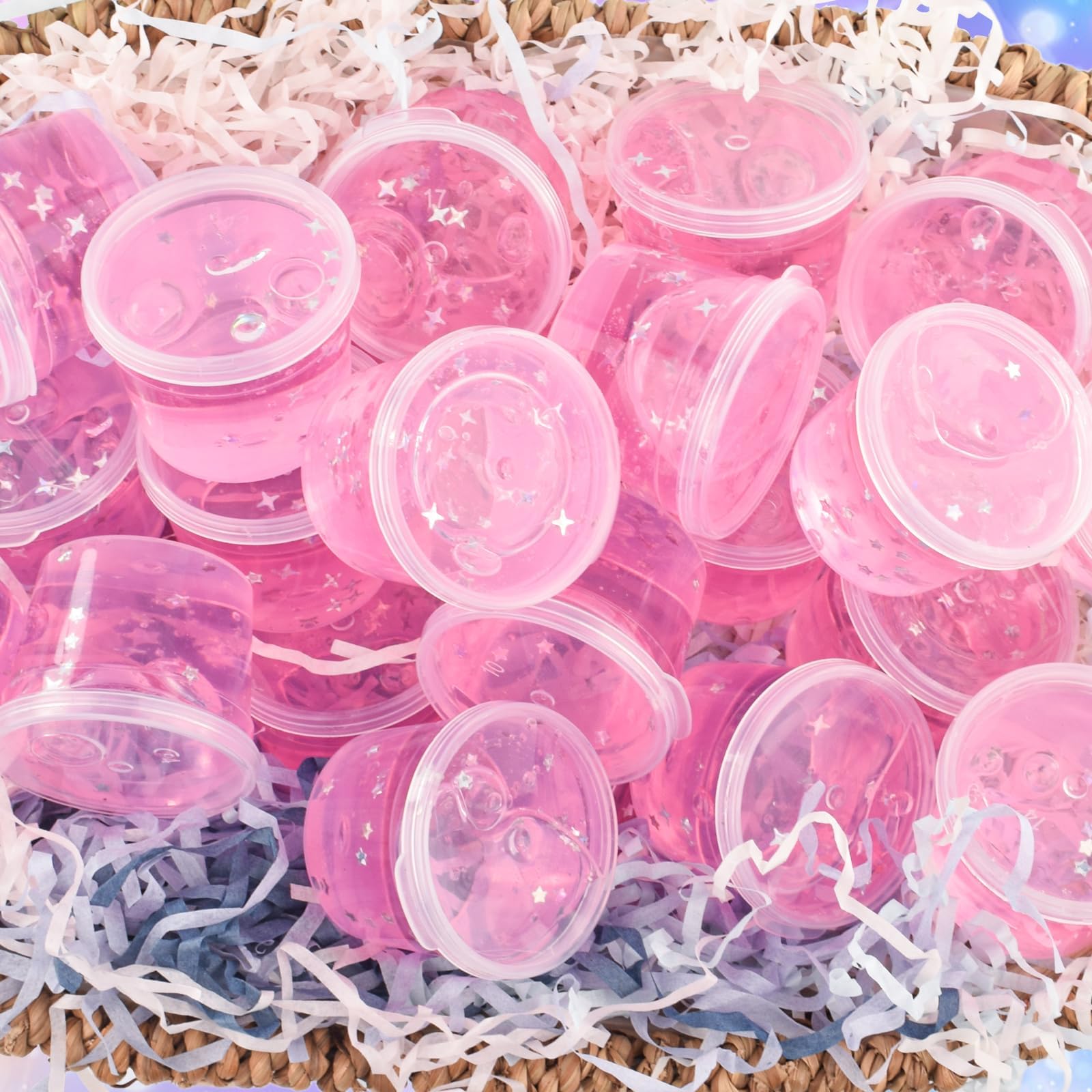 MermaidSlime sealed slime cup for convenient, mess-free playtime.
