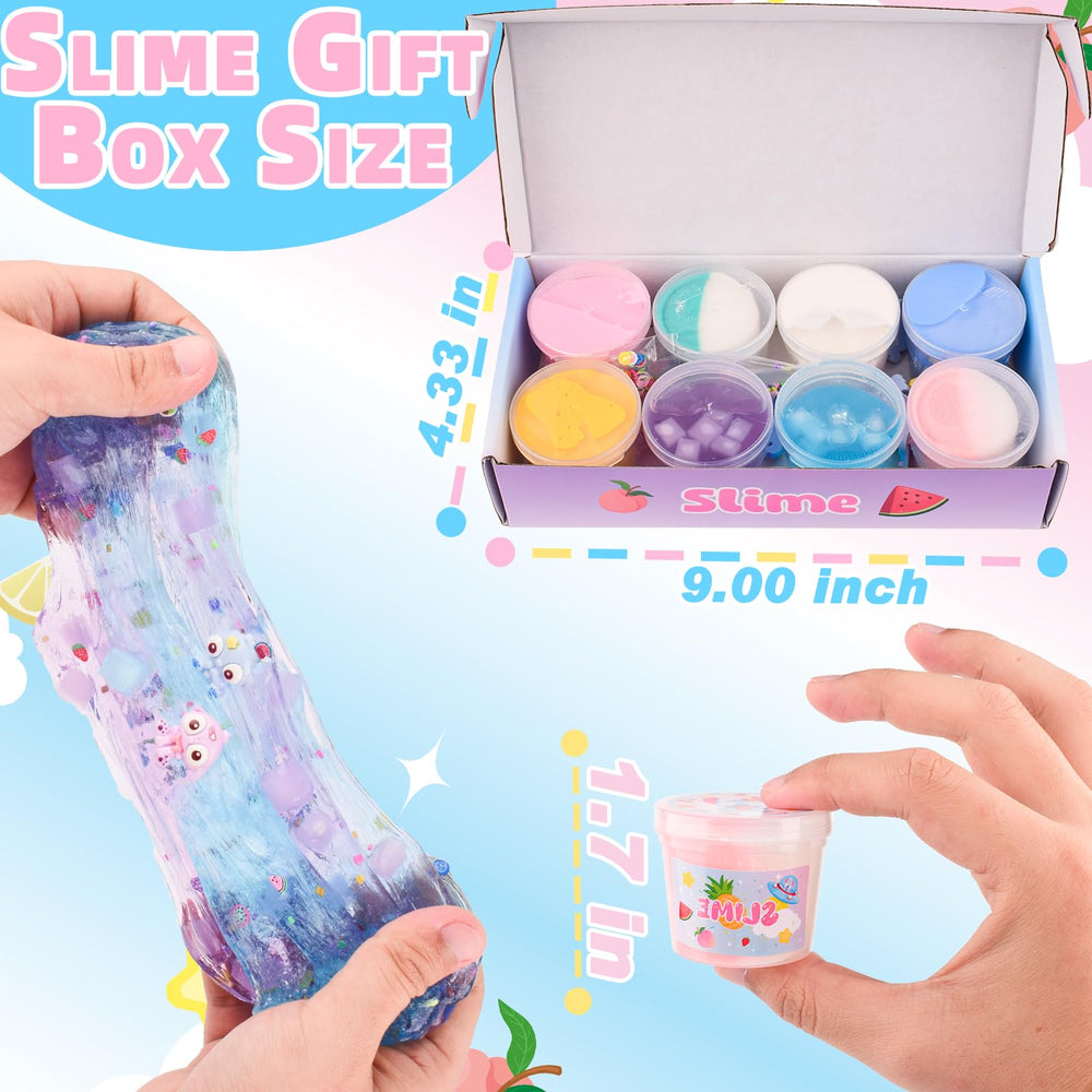 MermaidSlime butter slime 60ml peach, creamy texture ideal for kneading.
