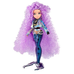 MERMAZE MERMAIDZ Riviera tail doubles as a sturdy display stand.