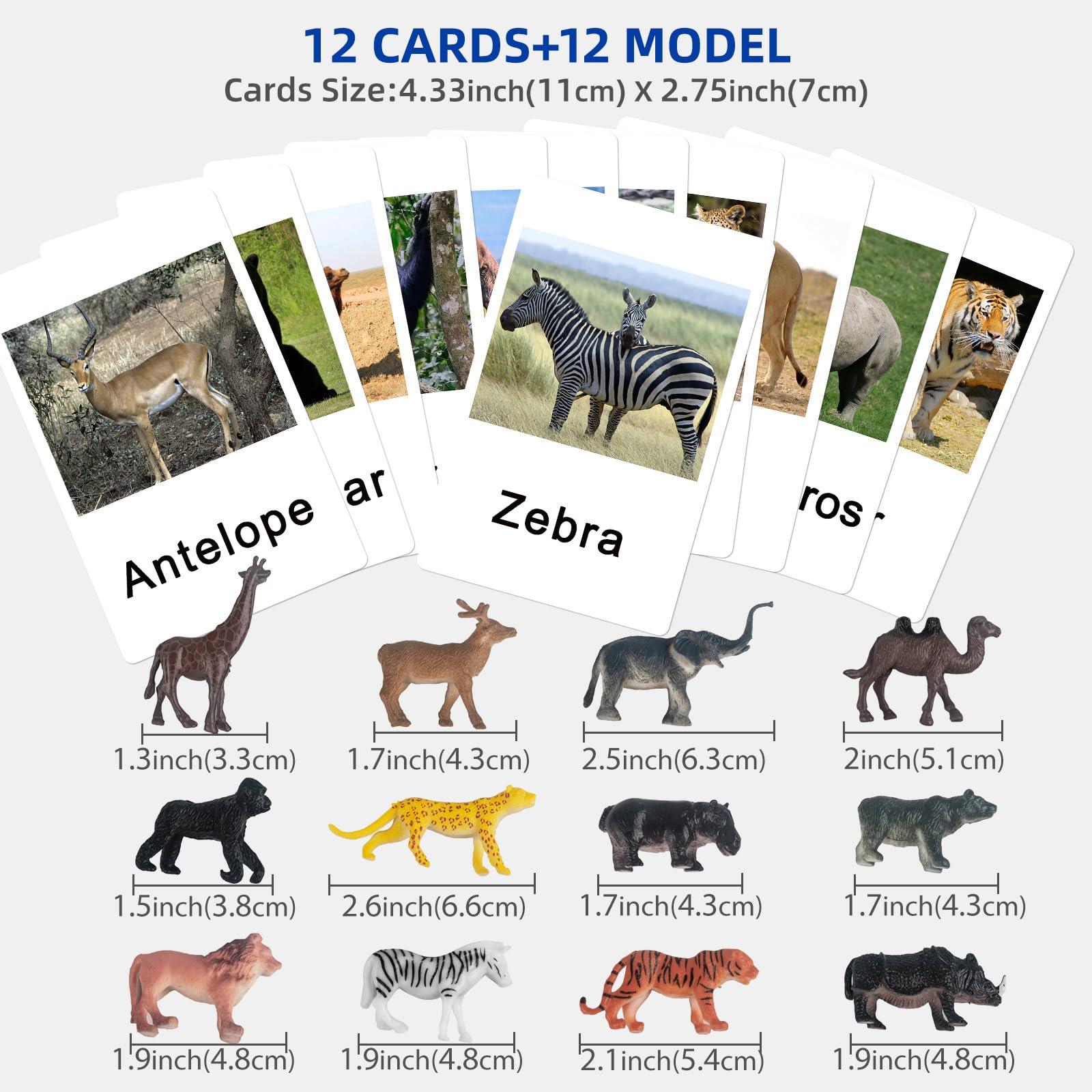 MEROCO giraffe figurine supports visual discrimination and gentle counting during games