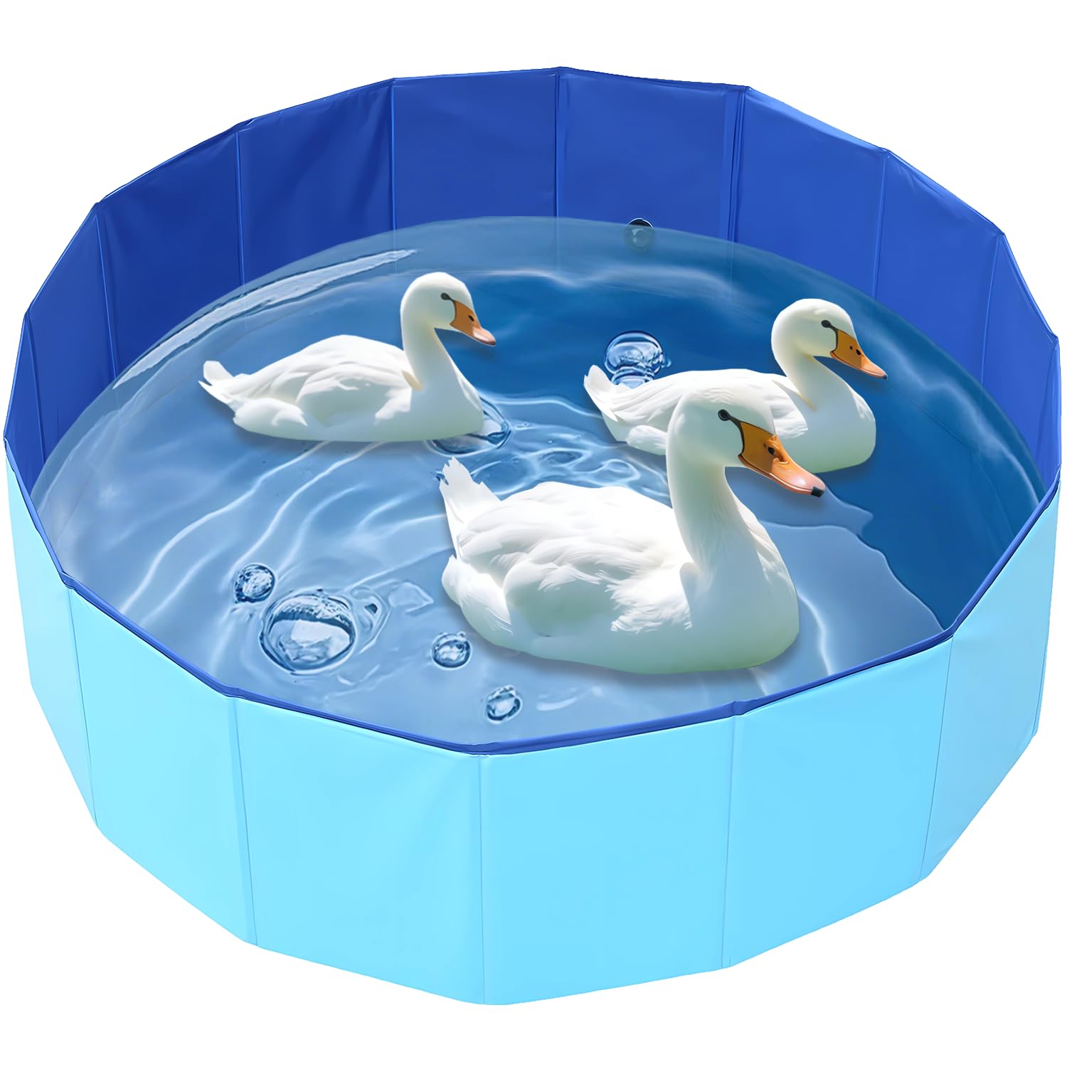 Merrisport upgraded duck pool 39x12 foldable design for easy setup and flexible use